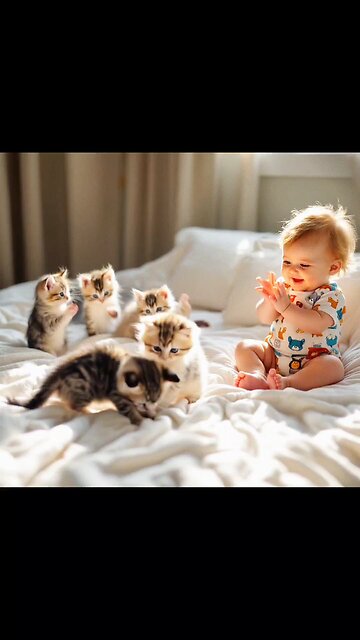 Kitty Cats 😺🤣😂. #cute #ytshorts #cuteanimal #loveforkittys #cuteanimals #loveforkittes #baby