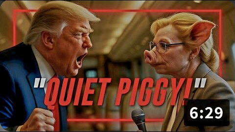 "Quiet Piggy!" Trump Shushes Obnoxious Reporter On Air Force One After Answering Epstein Question