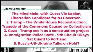 Liberty Conspiracy LIVE 10-21-25 Guest Vic Kaplan, Trump Tyranny, Ukraine Unravels