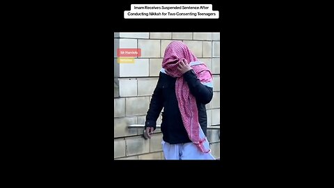 Imam gets suspended sentence for officiating teens’ nikkah. #Imam #Nikkah #japd