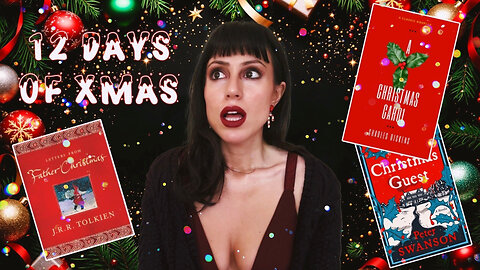 12 days of Christmas books | vlogmas reading vlog | thriller, classic, childrens