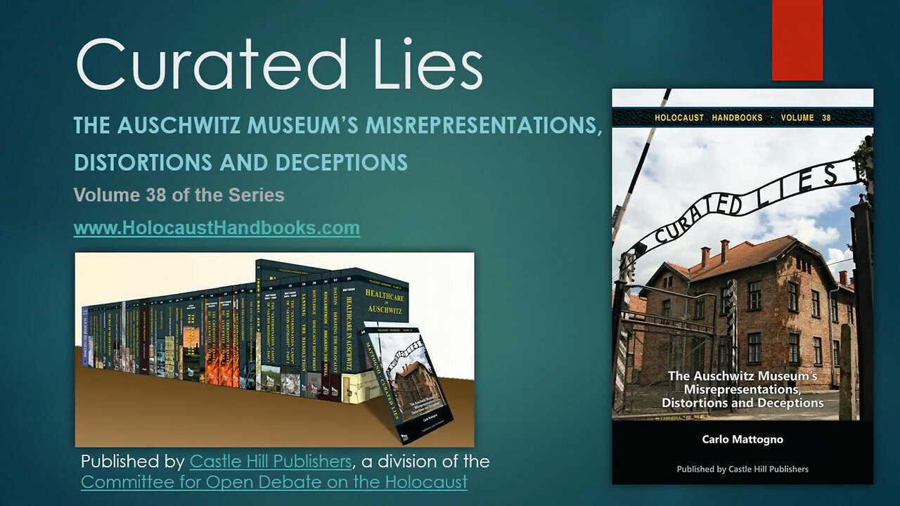 Curated Lies - The Auschwitz Museum’s Misrepresentations, Distortions and Deceptions