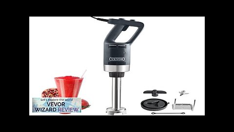 VEVOR Commercial Immersion Blender 500 Watt Heavy Duty Hand Mixer Variable Speed Review