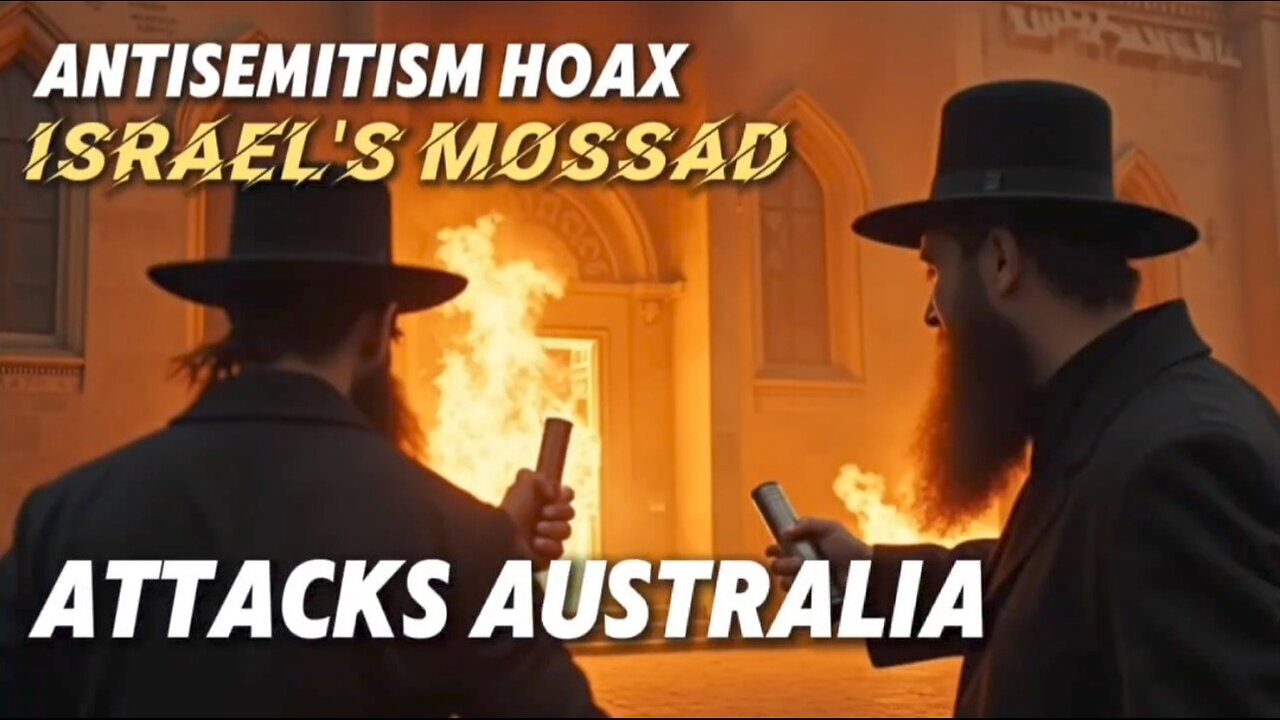 ANTISEMITISM HOAX ISRAEL'S MOSSAD ATTACKS AUSTRALIA