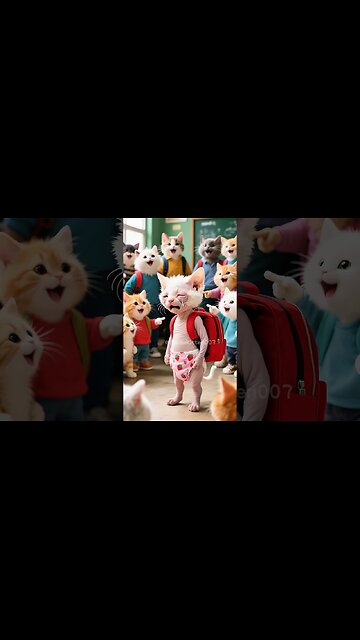 🧴Kitten’s Hair Cream Disaster Turns Into a Hairy Style Icon!🔥😎