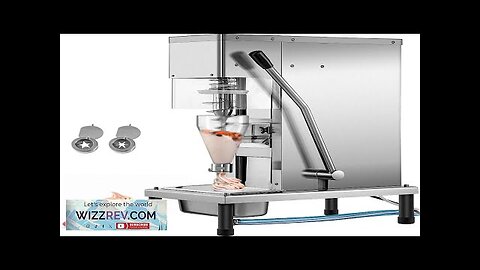 VEVOR 110V Frozen Yogurt Blending Machine 750W Yogurt Milkshake Ice Cream Mixing Review