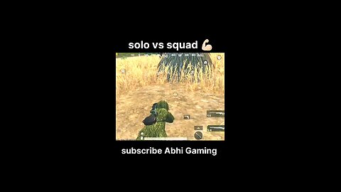 PUBG Solo vs squad 💪🏻