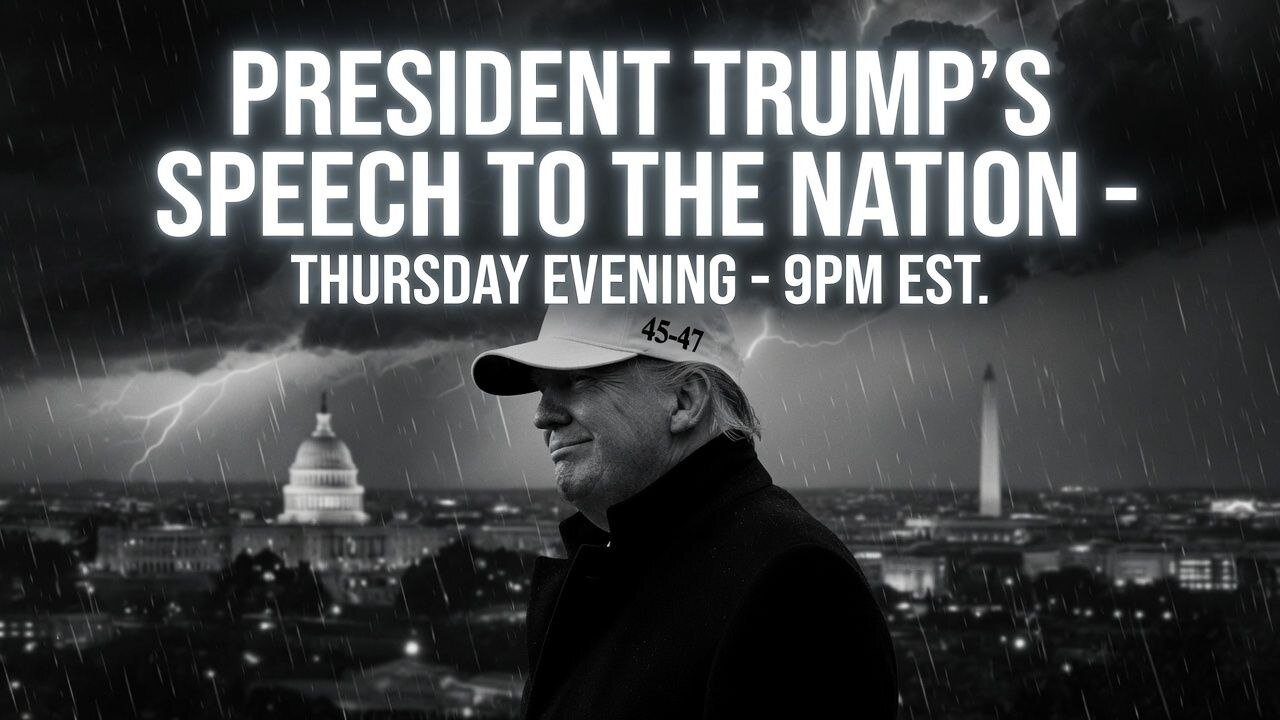 President Trump Speaks to the Nation LIVE: Historic Speech.