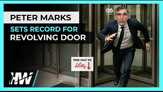PETER MARKS SETS RECORD FOR REVOLVING DOOR
