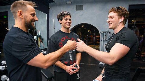 Clavicular Gyms w⁄ Vitaly and Connor Sinann - FULL STREAM