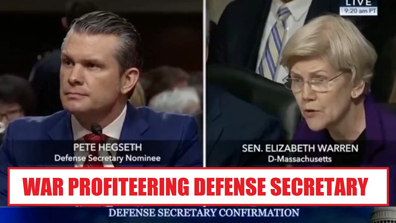 WAR PROFITEER DEFENSE SECRETARY NOMINEE PETE HEGSETH