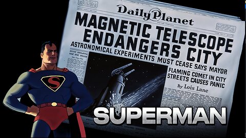 Superman (4K ) | The Magnetic Telescope (Ep 6) | Fleischer Superman Cartoons