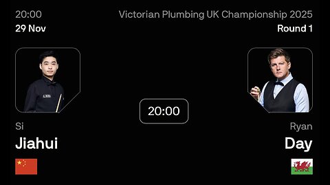 🔴 ถ่ายทอดสดสนุกเกอร์ 🇨🇳 ซือ เจียฮุย VS ไรอัน เดย์ 🏴󠁧󠁢󠁷󠁬󠁳󠁿 ศึก ยูเค แชมเปี้ยนชิพ