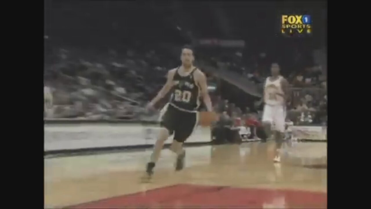 Manu Ginobili 19 Points @ Hawks, 2007-08.