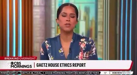 The House Ethics Committee report on Matt Gaetz has been released.