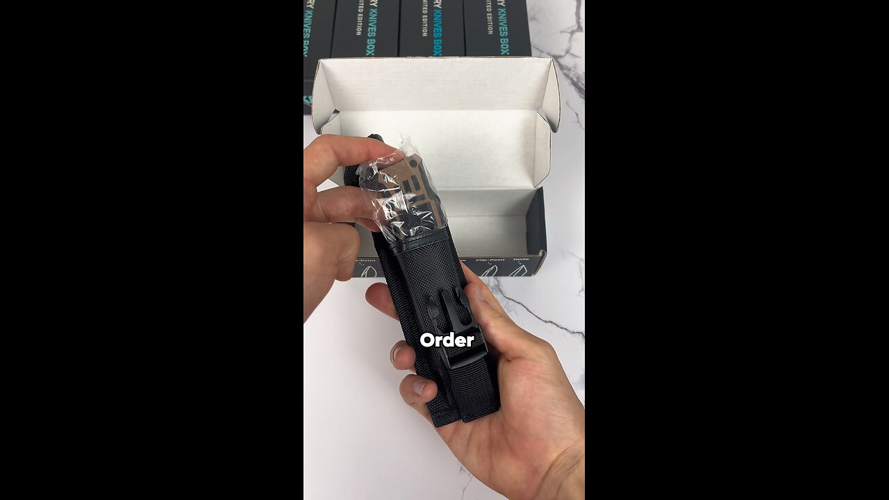 He HATED his order 😮‍💨 #knife #mysteryknives #unboxing