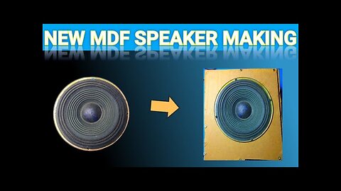 new mdf speaker making