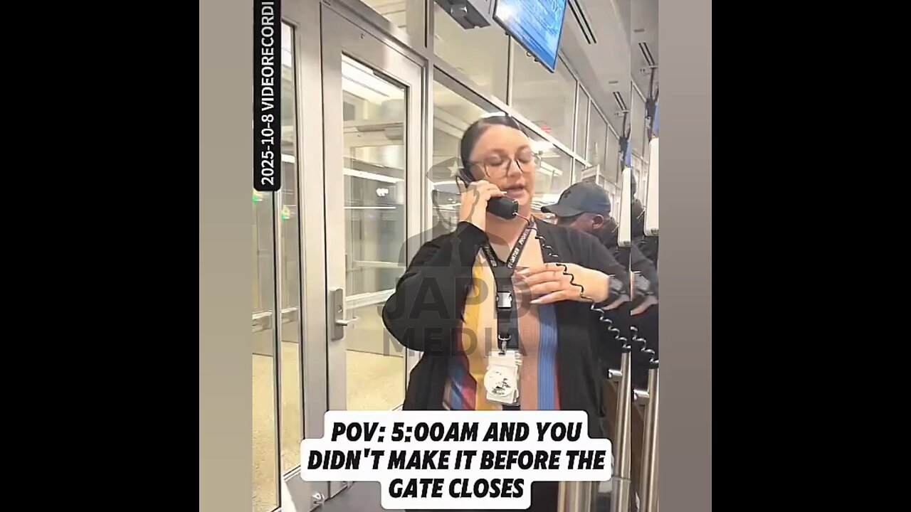 Man’s airport meltdown caught on video after missing flight — attacks gate agent! #LasVegas #japd