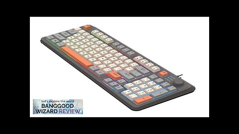 XUNSVFOX K82 94 Keys Wired Gaming Keyboard Three Color-block Luminous Mechanical-feel Review