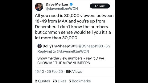 Dave Meltzer MAKES UP AEW MAX NUMBERS – ZERO PROOF! #shorts