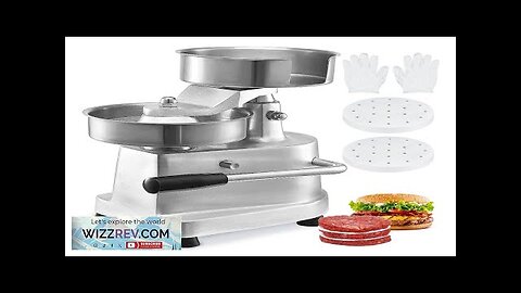 VEVOR Commercial Burger Patty Maker 150mm/6inch Hamburger Beef Patty Maker Heavy Duty Review