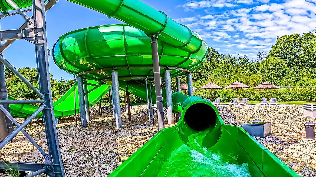 Green Space Bowl WaterSlide at Aquacolors Poreč