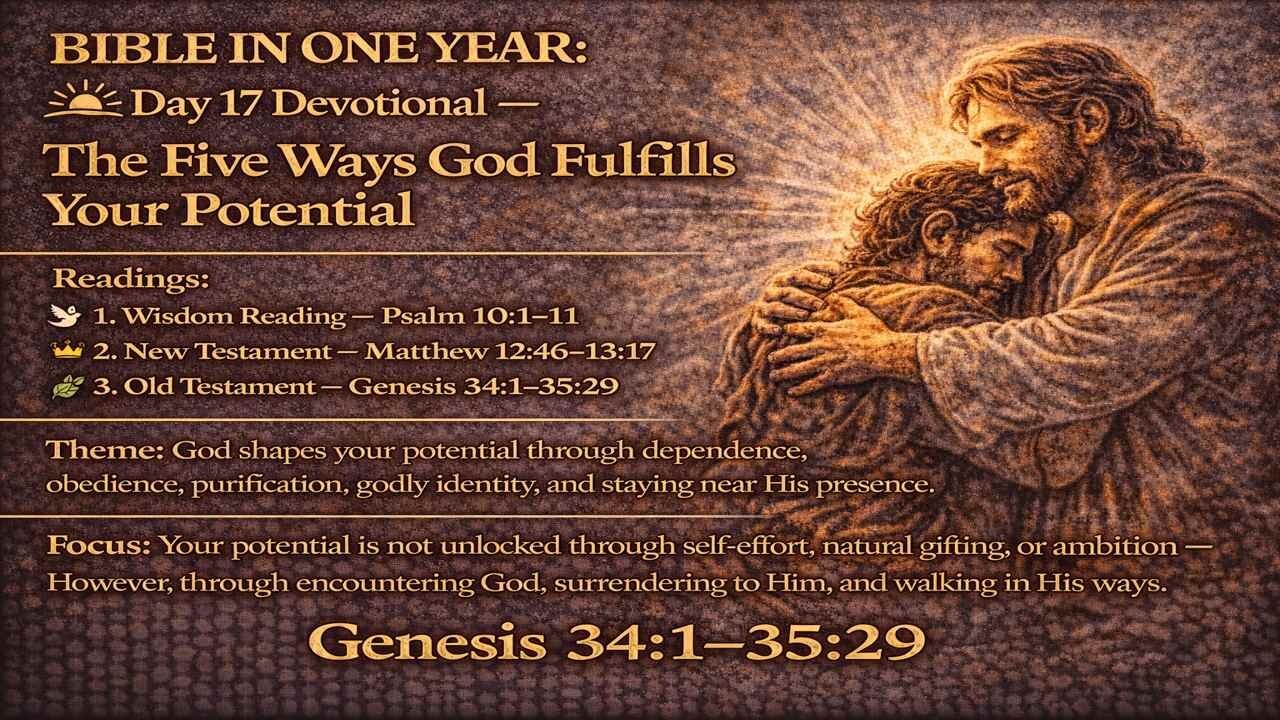 🌅 Day 17 Devotional — “The Five Ways God Fulfills Your Potential.”