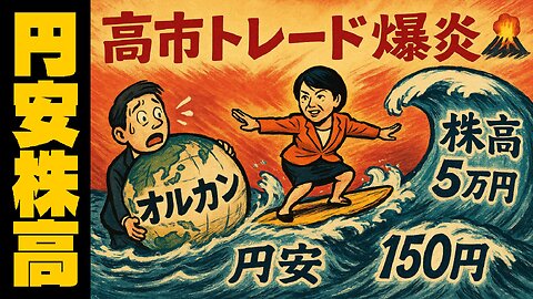 🤣FX：高市早苗トレード爆炎🌋円安・株高が止まらない！新NISAオルカン一辺倒は大損？驚きの事実とチャンス