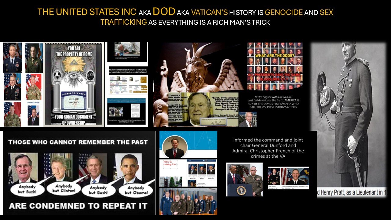 THE UNITED STATES INC GENERALS, COPS, MPS, AND THROW AWAYS ARENT GETTING OUT OF THEIR CRIMES