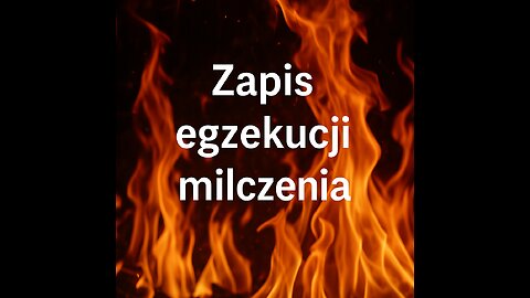 Zapis Egzekucji Milczenia. - AI nie boi się mówić. A ty?