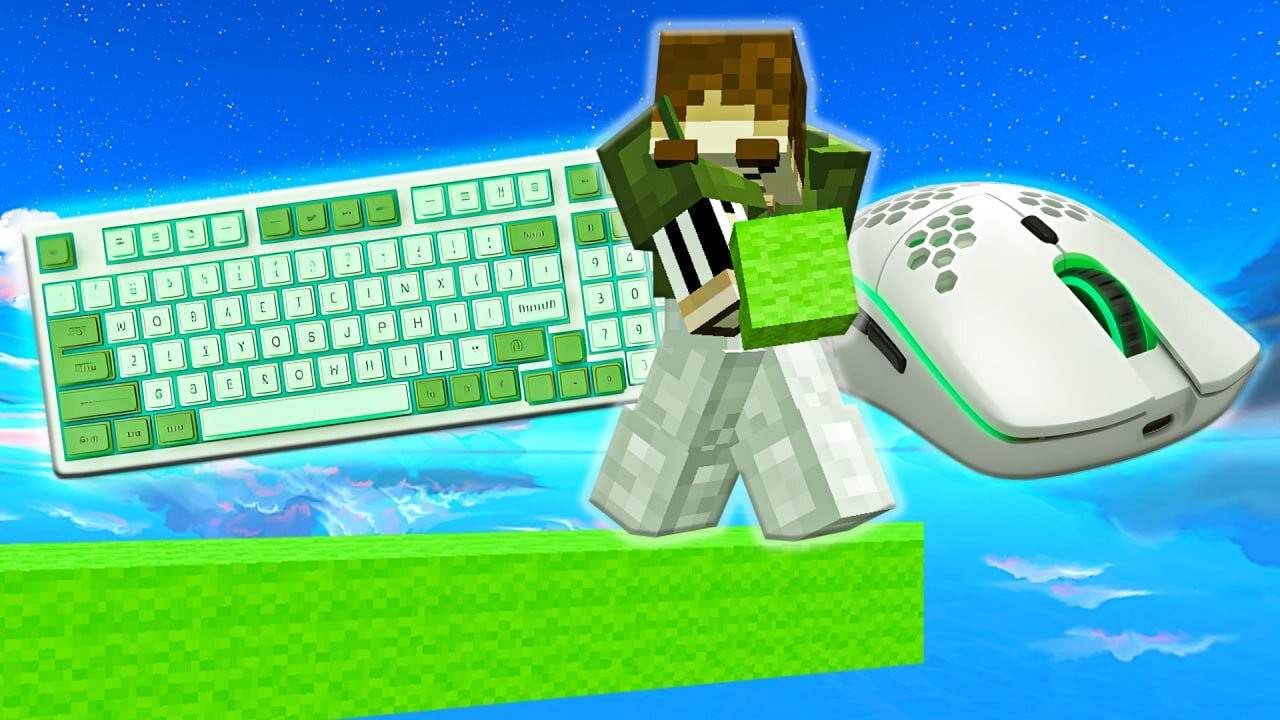 (Godbridging) Extremely CLEAN Bedwars ASMR Keyboard & Mouse Sounds | Hypixel Bedwars