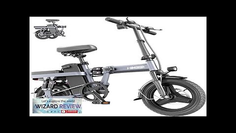 Folding Electric Bikes for Adults 14” Tire 22Mph by 400W (Peak 600W) Review