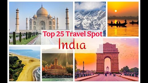 India's Top 25 Travel spots