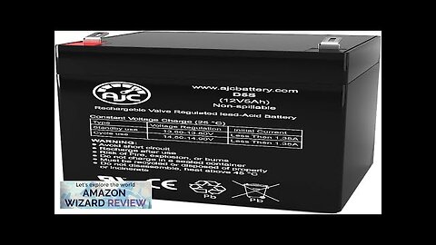 AJC Battery Compatible with Razor PowerRider 360 Electric Tricycle 12V 5Ah Electric Review