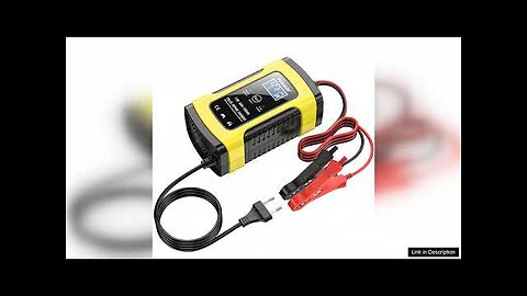 FOXSUR 12V 5A Motorcycle Car Pulse Repair Charger with LCD Display Intelligent Review