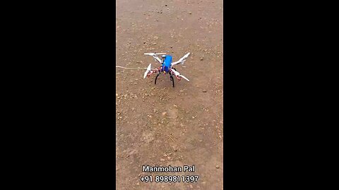 Drone Flight Test quadcopter payload test by Manmohan Pal