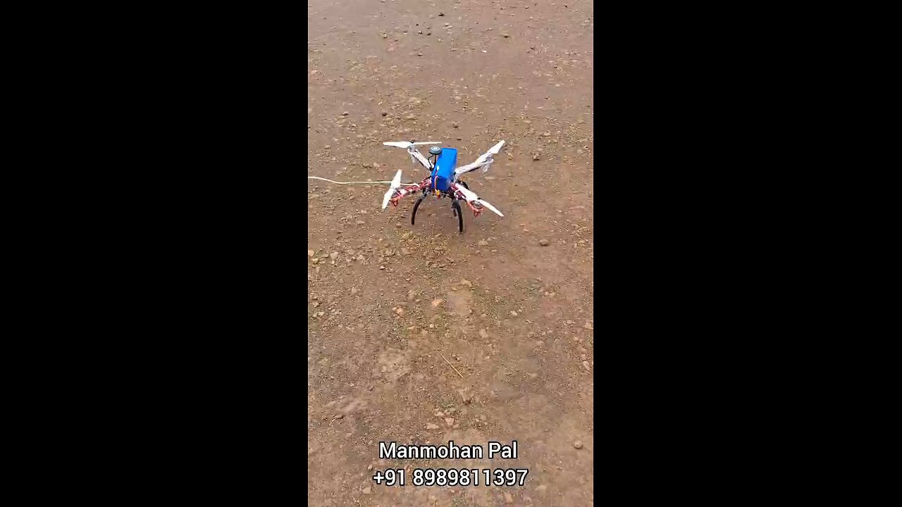 Drone Flight Test quadcopter payload test by Manmohan Pal