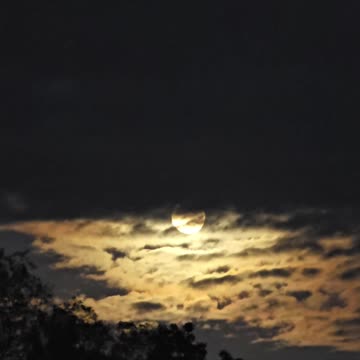 The moon over northeast Ohio.
