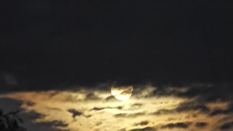 The moon over northeast Ohio.