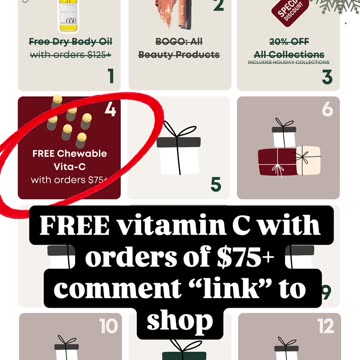 Free Vit C with Purchase