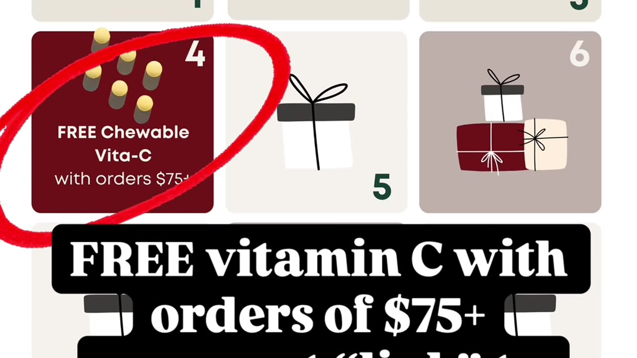 Free Vit C with Purchase