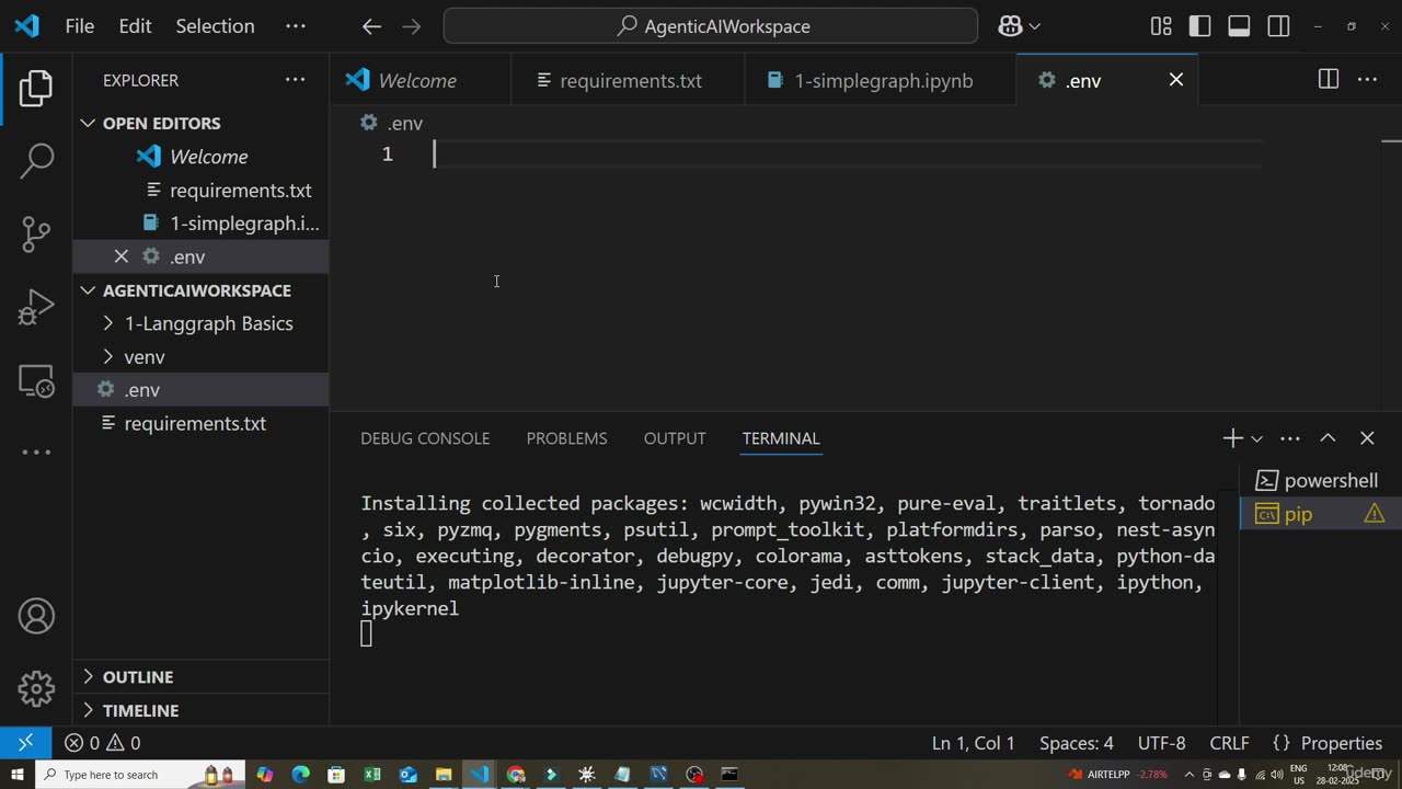 58KN - Langgraph Environment Set Up