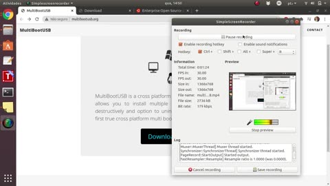 Criando Pen Drives botaveis no Linux com o MultiBootUSB