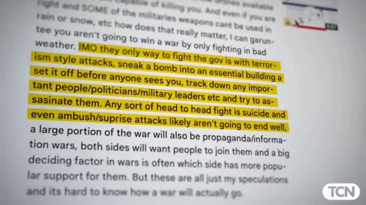 Tucker Carlson just revealed never before seen YouTube comments from Trumps assasin
