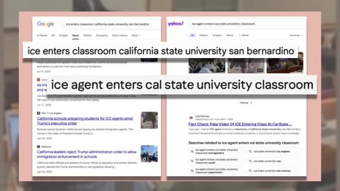 Fact Check: Fake Video Of ICE Entering Class At Cal State University Looking For Student Made By AI