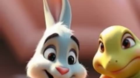 THE RABBIT AND THE TOTOISE #shorts #shortsvideo #animation #aivideo #animatedstories #reels