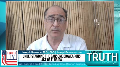 Dr. Joseph Sansone on The Absolute Truth with Emerald Robinson, 9-30-2025