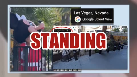 Fact Check: Video Of Man Smoking In Minnie Mouse Costume NOT At Disney Park -- Unauthorized In Vegas