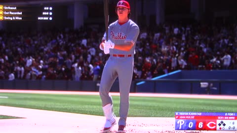 MLB The Show: Cincinnati Reds vs Philadelphia Phillies (S8 G10)
