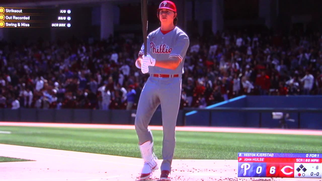 MLB The Show: Cincinnati Reds vs Philadelphia Phillies (S8 G10)